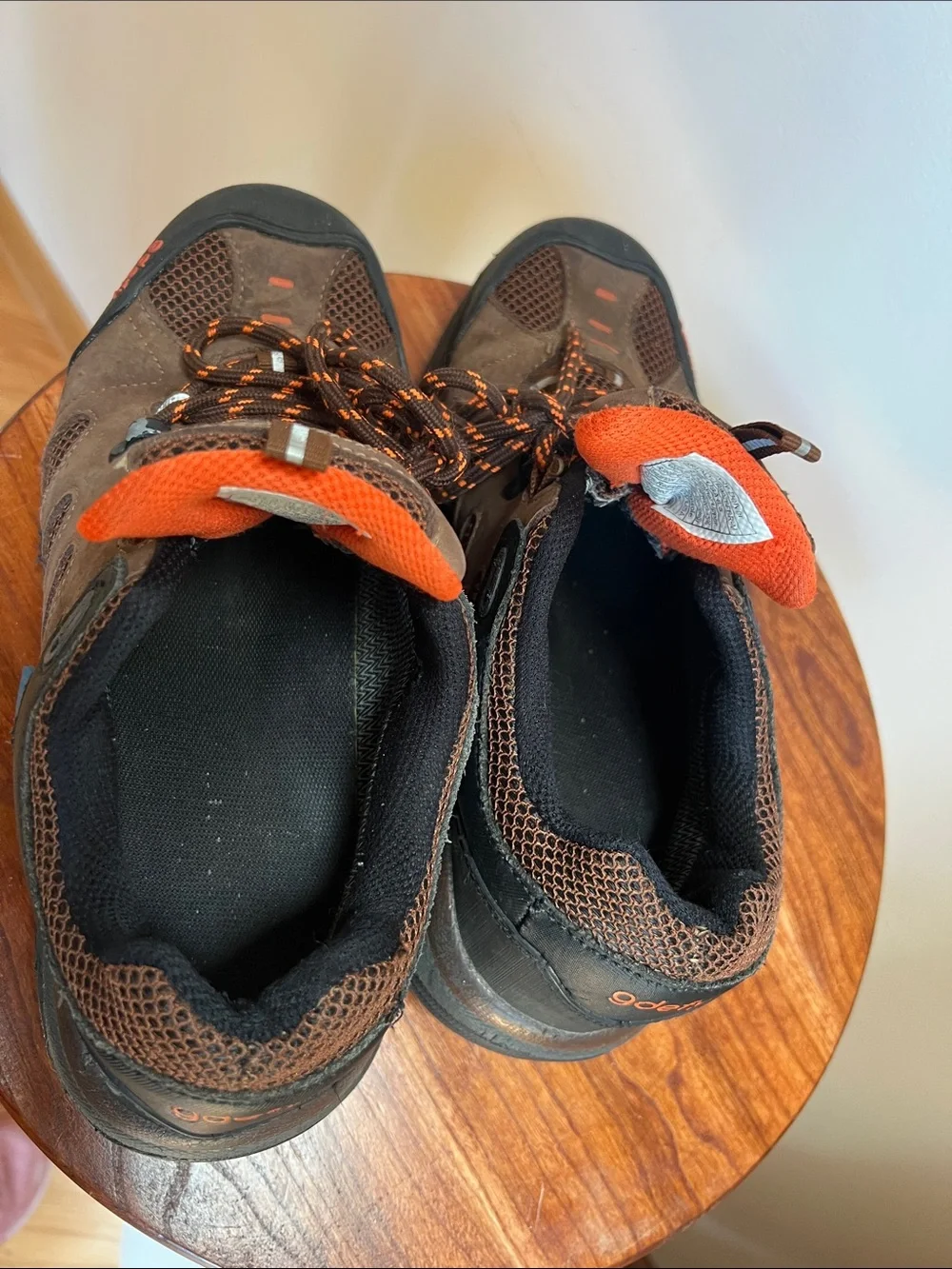 GDefy hiking shoes Brown and Orange Athletic comfort wear Shoes